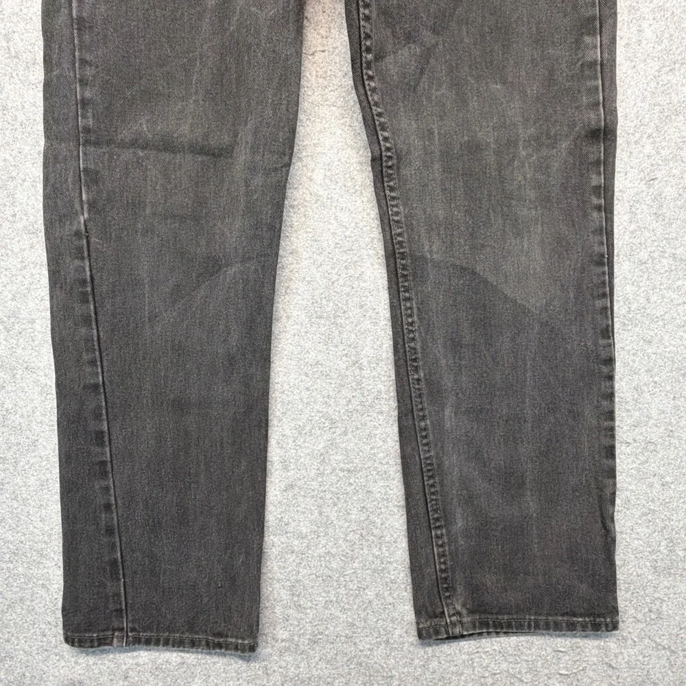 Vintage Levis 505 Black Straight Jeans Made in USA Mens 32x30 (Fits 32x28)